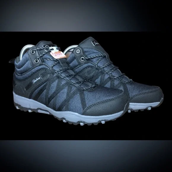 SKECHERS BOOTS Seager Hiker lace up boots in black . NEW WITH TAGS - Picture 8 of 12